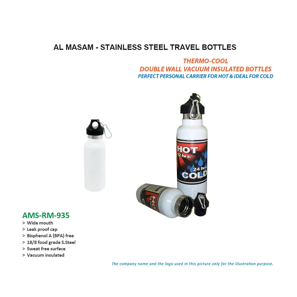 AMS-RM-935 - Stainless Steel Travel Bottles