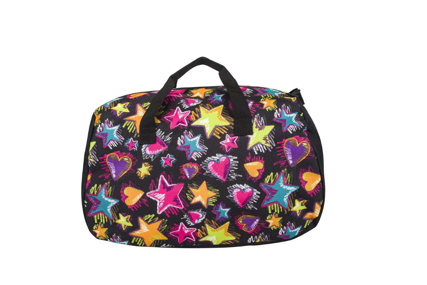 AWST Int'l "Lila" Galloping Horse Duffle Bag- Stars & Hearts