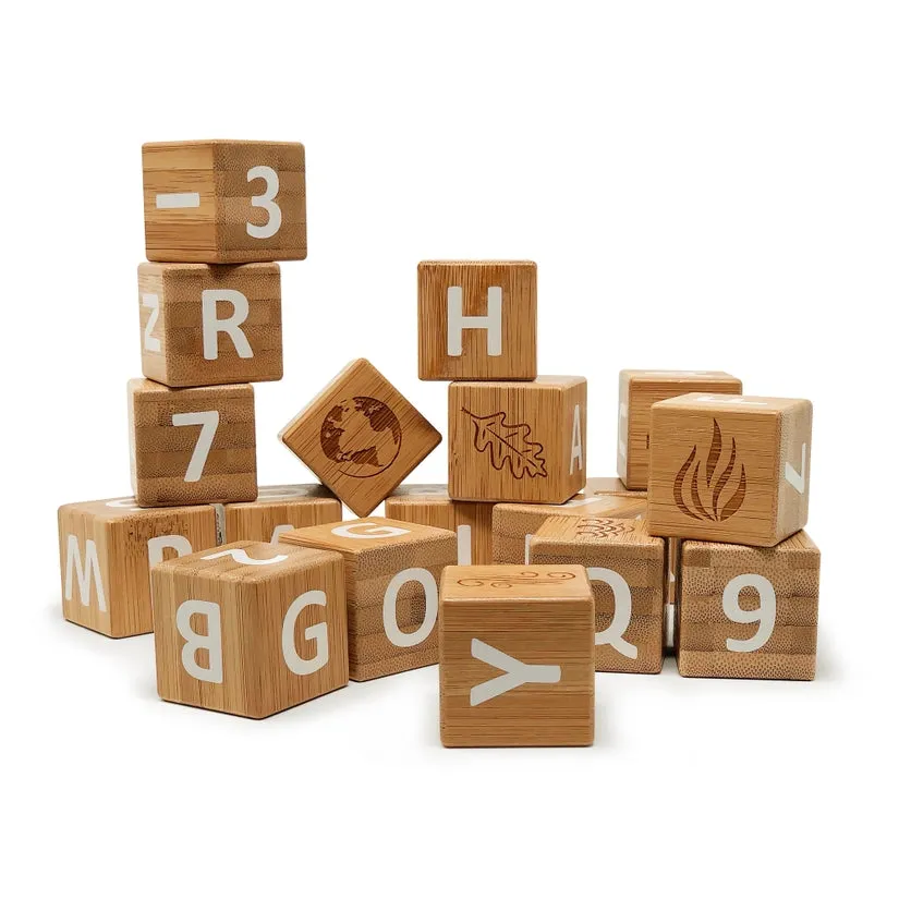 Bamboo ABC Blocks