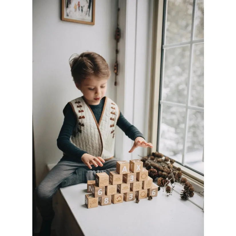 Bamboo ABC Blocks