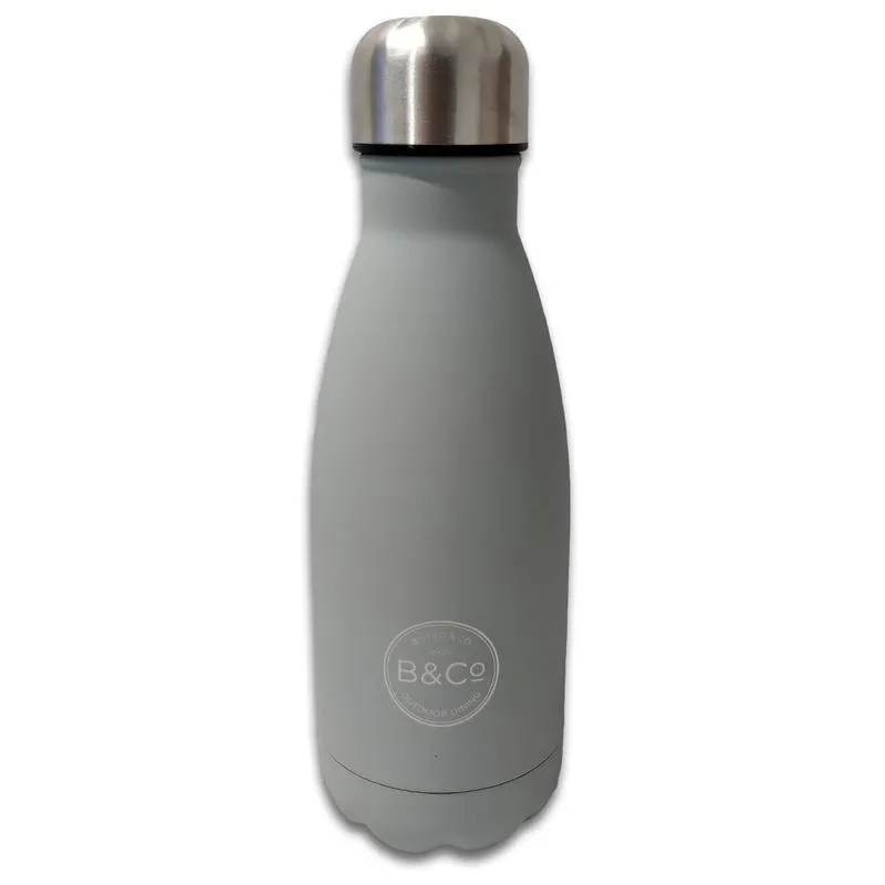 B&Co Hamelin 350ml Bottle Flask with Rubberized Matte Finish