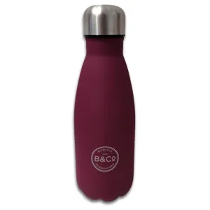 B&Co Hamelin 350ml Bottle Flask with Rubberized Matte Finish