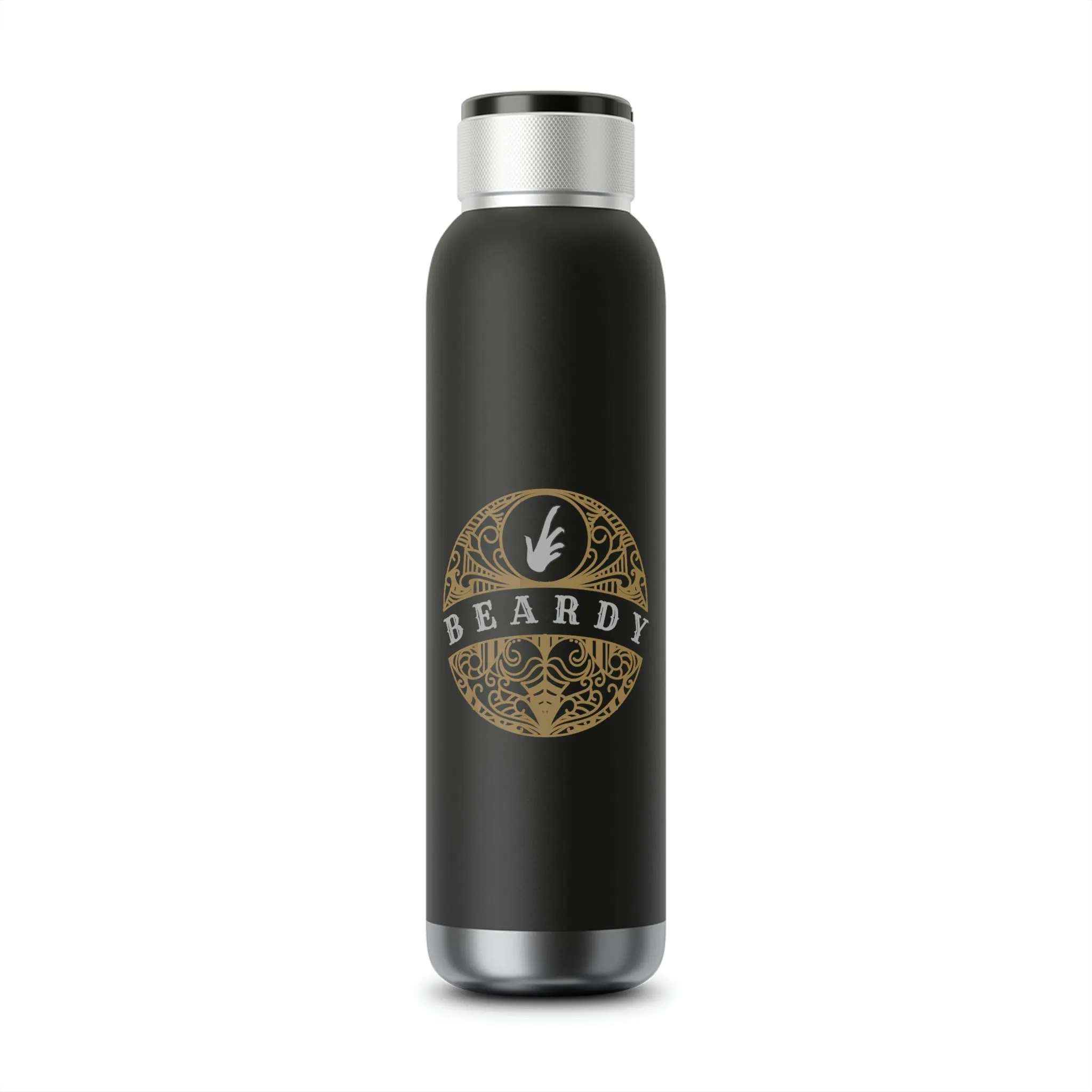 Beardy Tattoo (Bearded Dragon) | Soundwave Copper Vacuum Audio Bottle 22oz