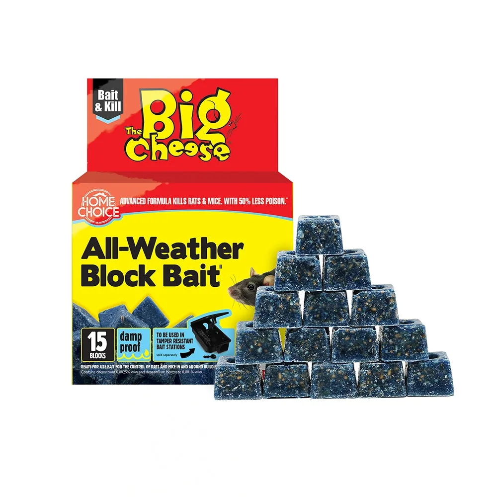 Big Cheese All Weather Bait Block 15 x 10g