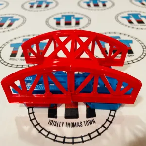 Blue and Red Large Iron Bridge Capsule Plarail - Used