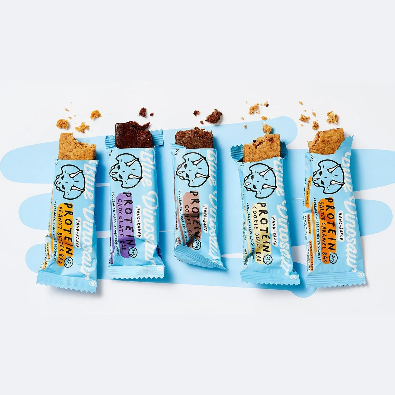 Blue Dinosaur Protein Bars - Coffee