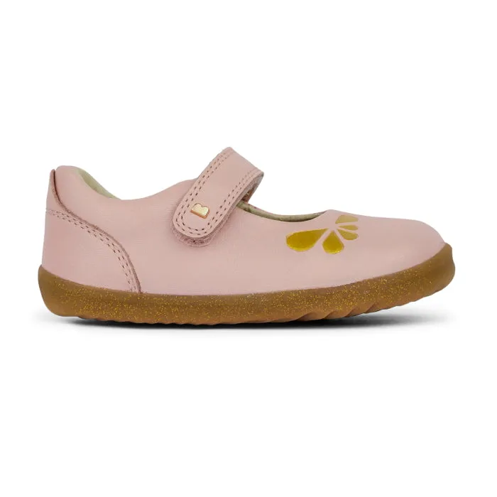 Bobux Step Up Delight Petal Mary Jane Seashell Pink 728415