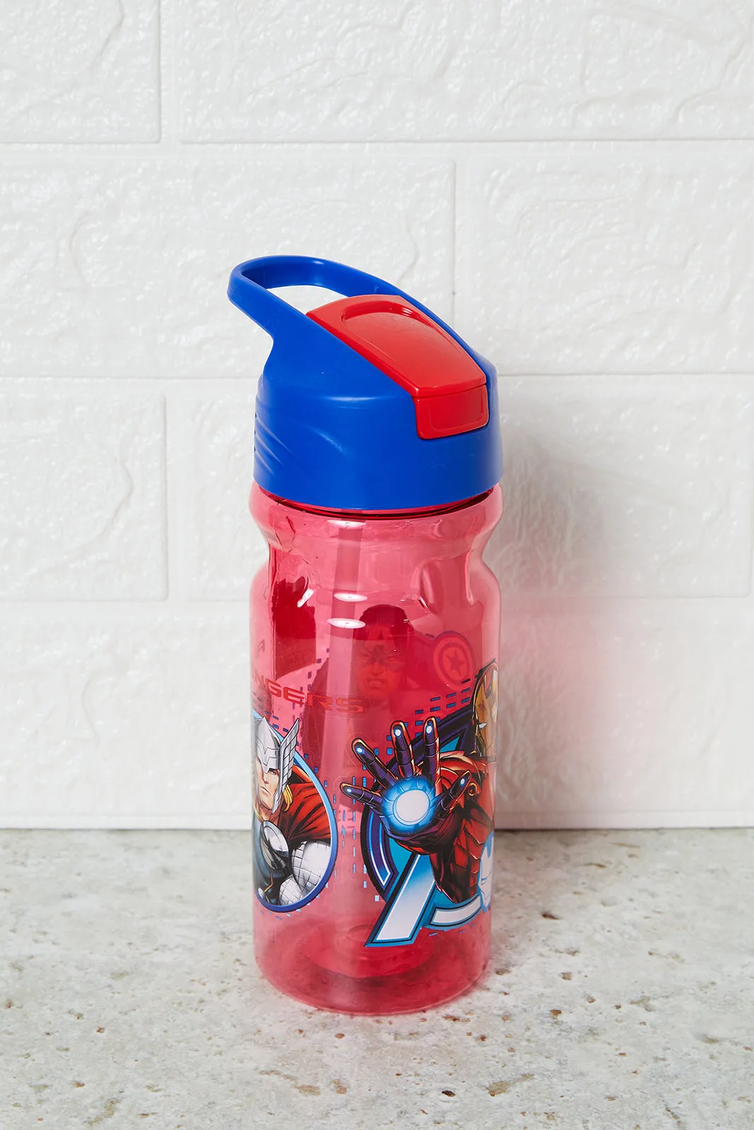 Boys Red Avengers Sport Water Bottle