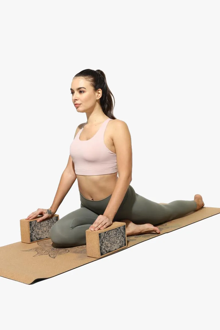 Centered Cork Yoga Block