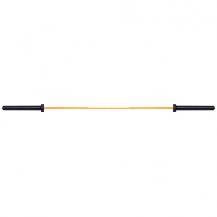 Ceramic Olympic Barbell Bar - Gold/Black