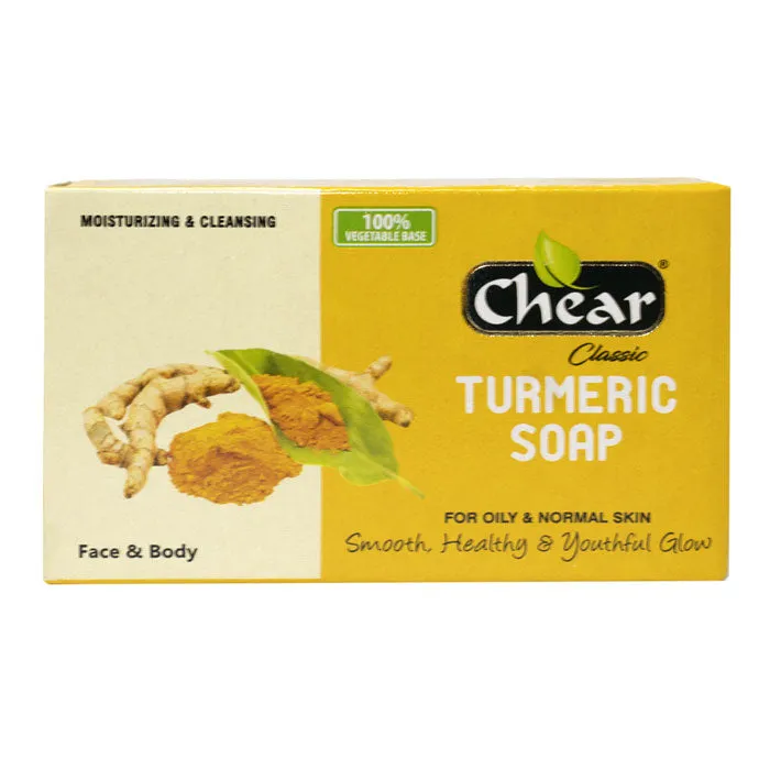 Chear Classic Turmeric Soap Face & Body for Oily & Normal Skin 150g