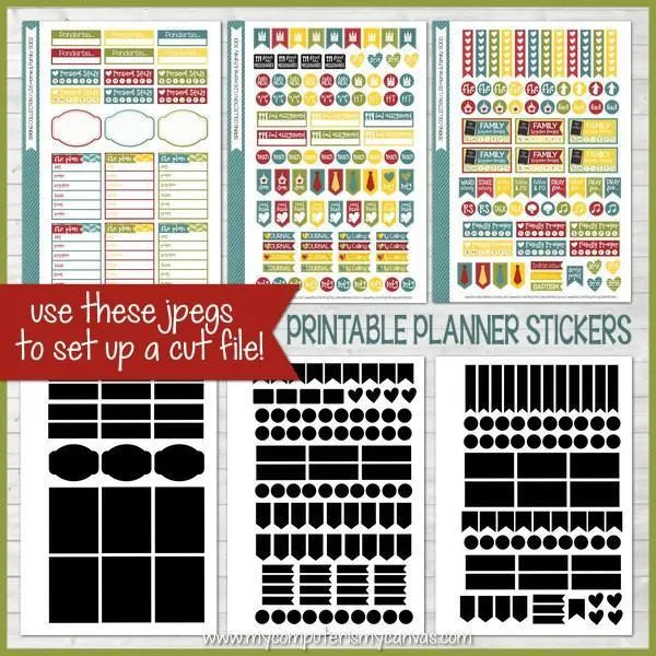 Church Family Planner Sticker Kit PRINTABLES