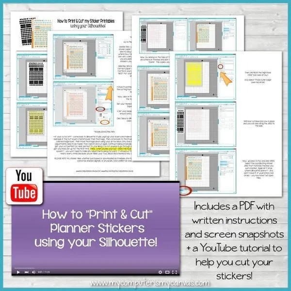 Church Family Planner Sticker Kit PRINTABLES