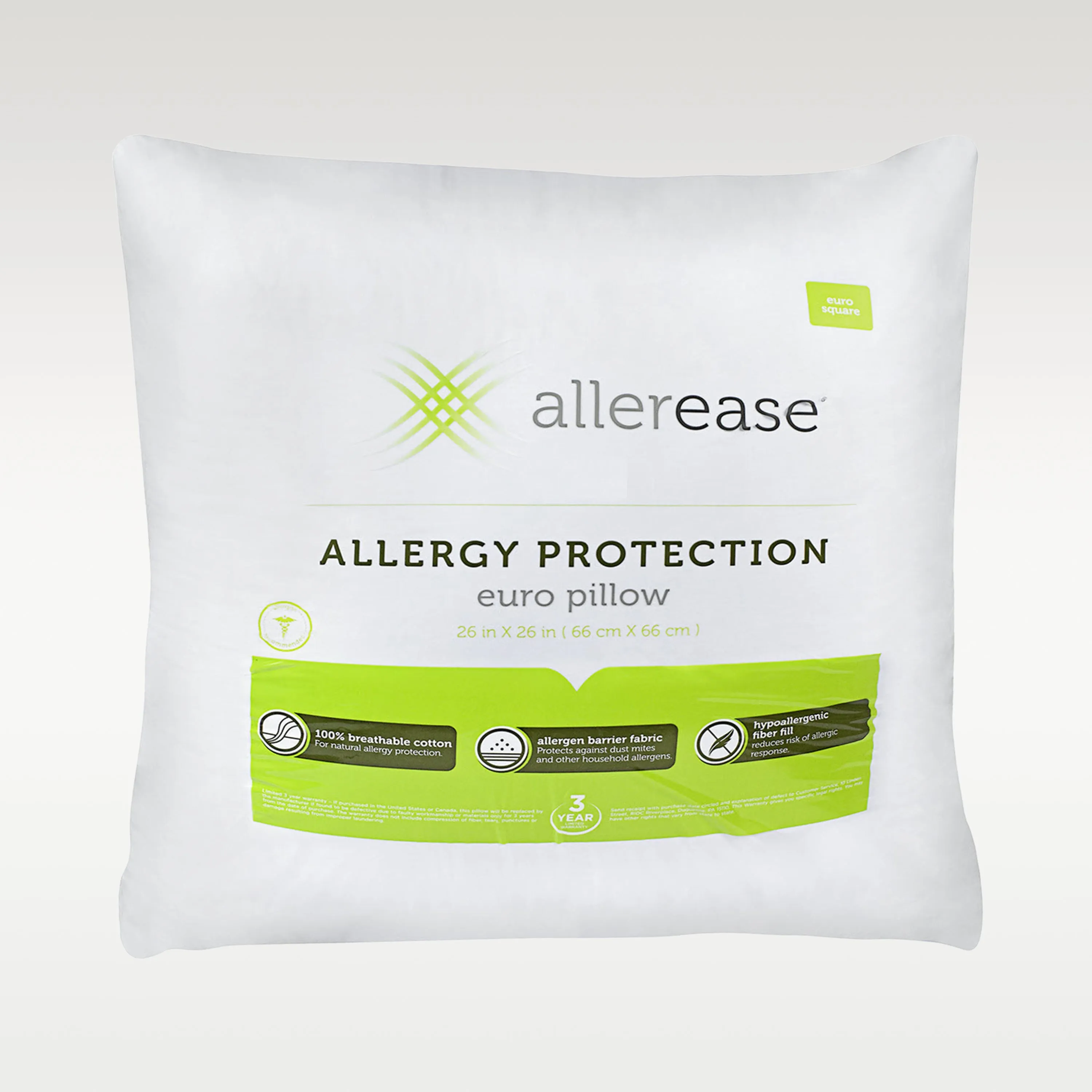 Cotton Allergy Protection Euro Pillow