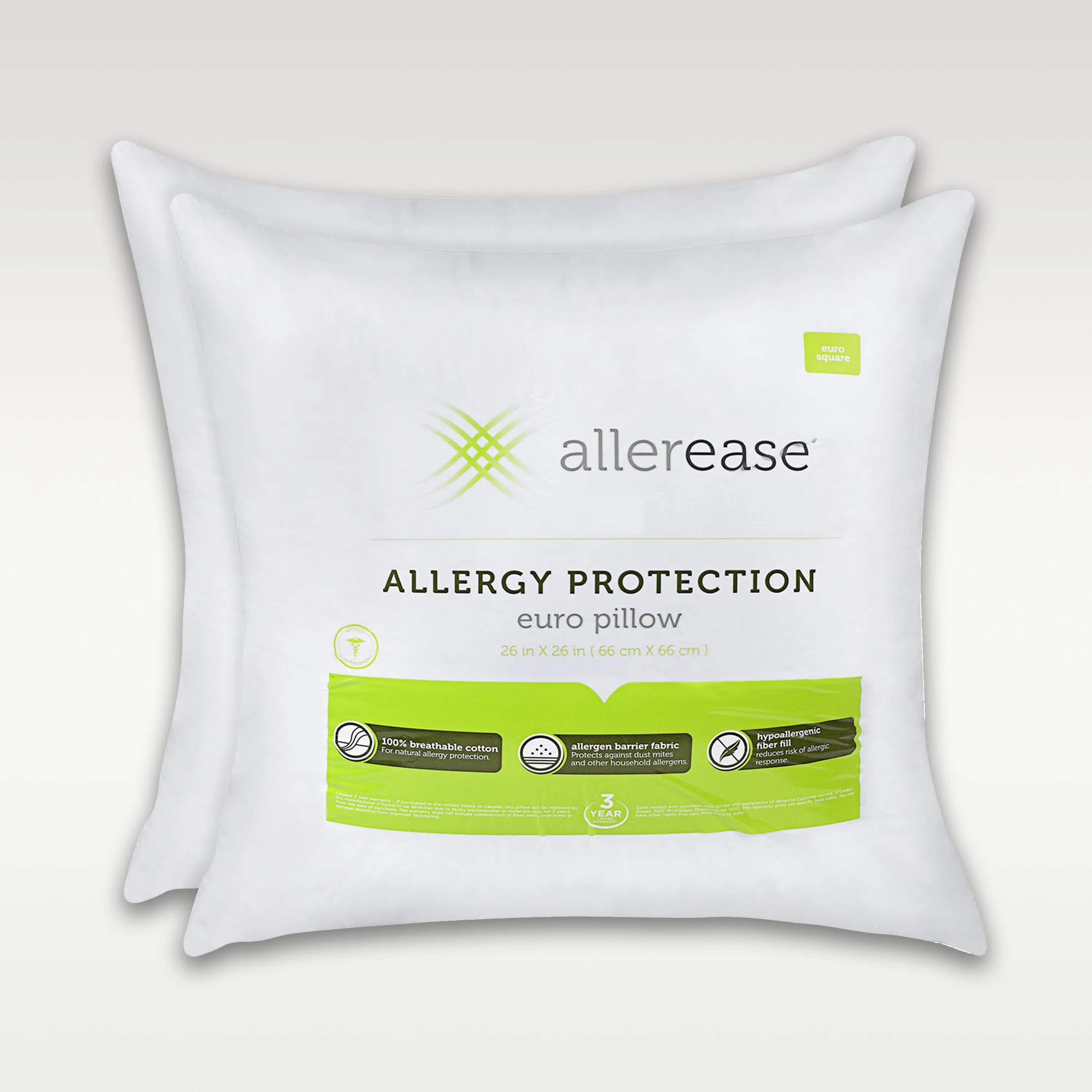 Cotton Allergy Protection Euro Pillow