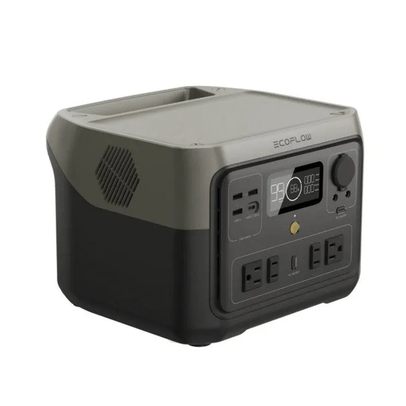 EcoFlow RIVER 2 Max Portable Power Station 500W 512Wh ZMR610-B-US