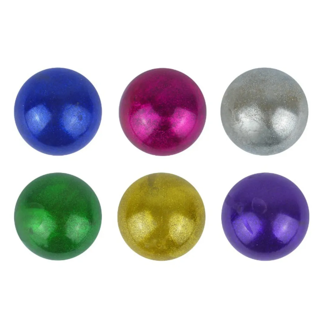 Glitter Squish Ball Sensory Fidget Toy 7cm