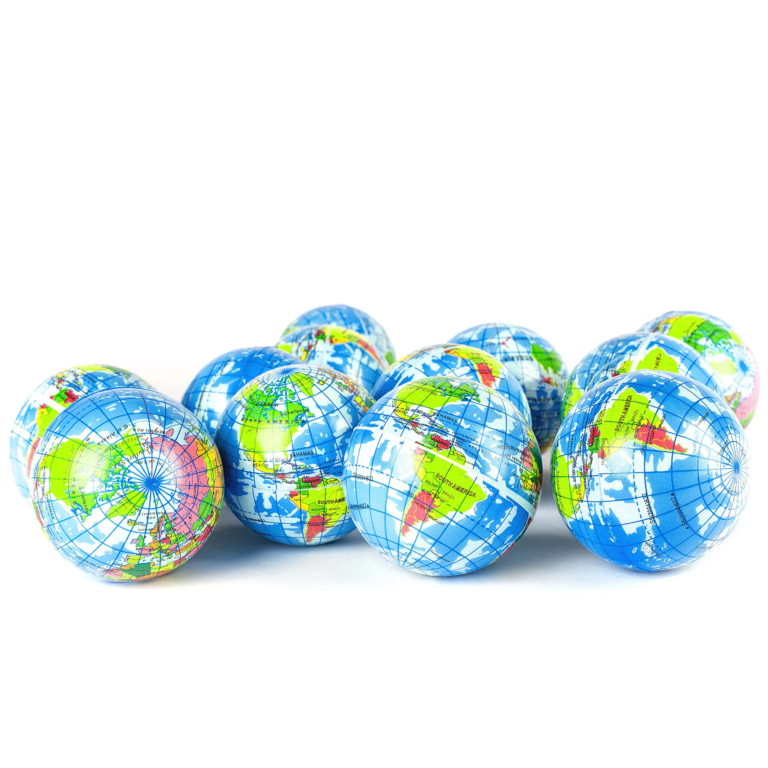 Globe Squeeze Stress Balls Earth Ball Stress Relief Toys Therapeutic Educational Balls