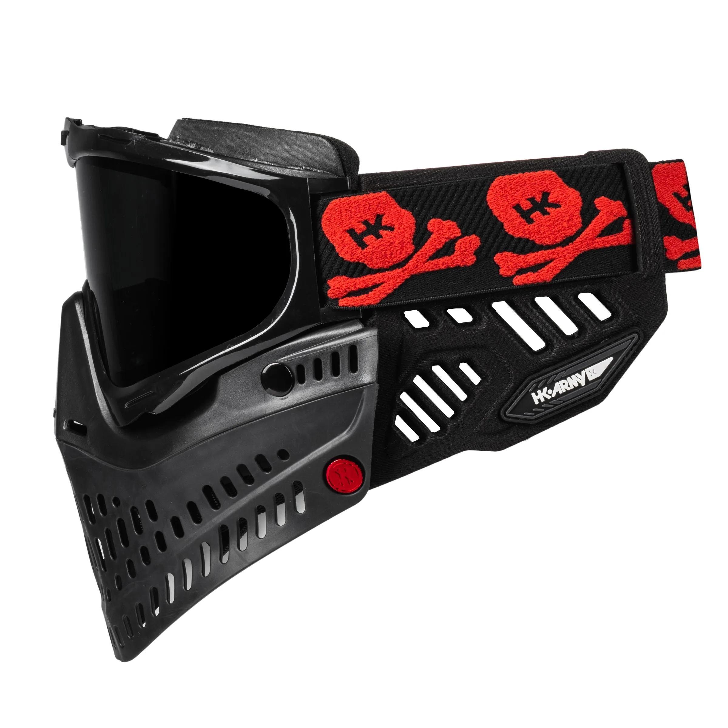 Goggle Strap - Bones Red