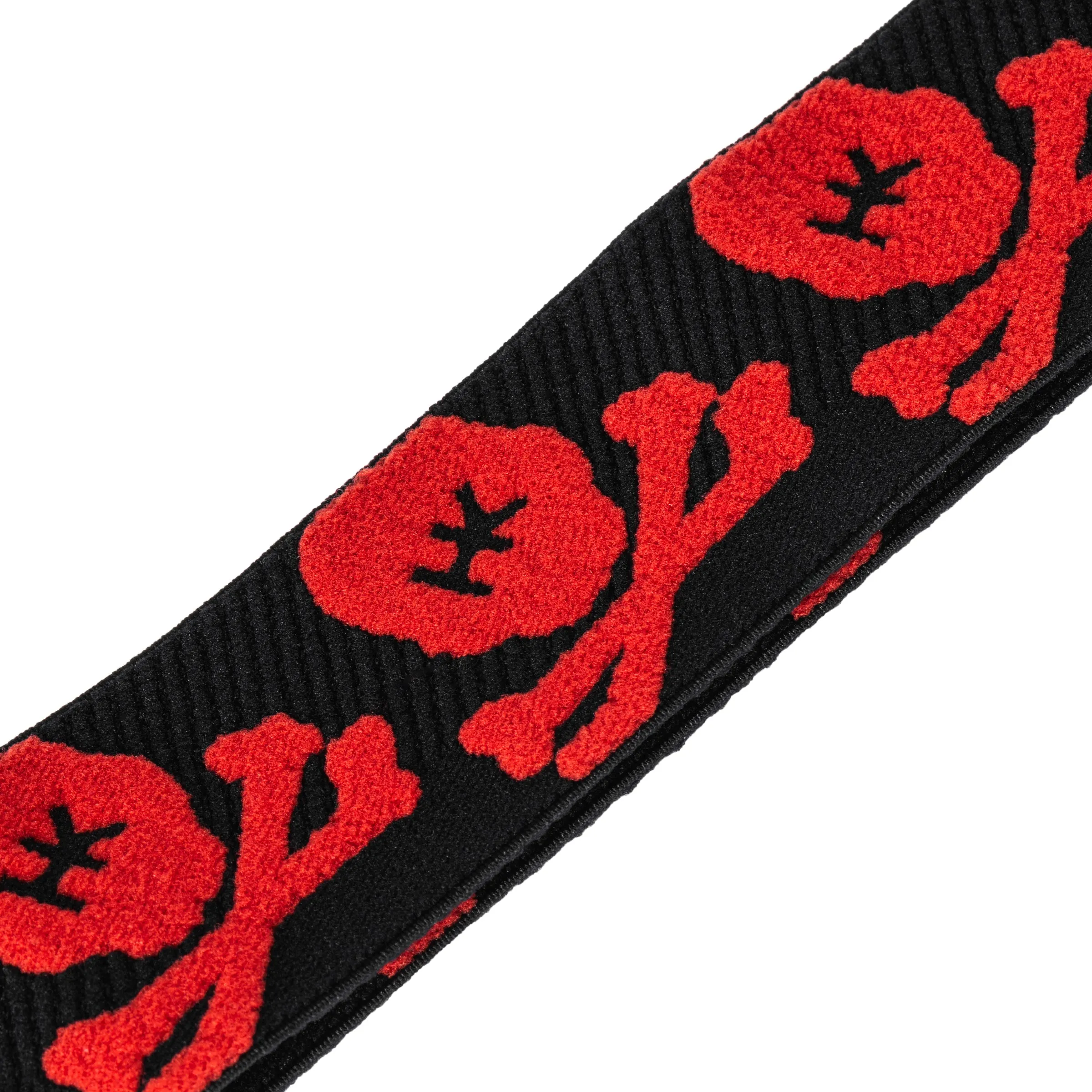 Goggle Strap - Bones Red