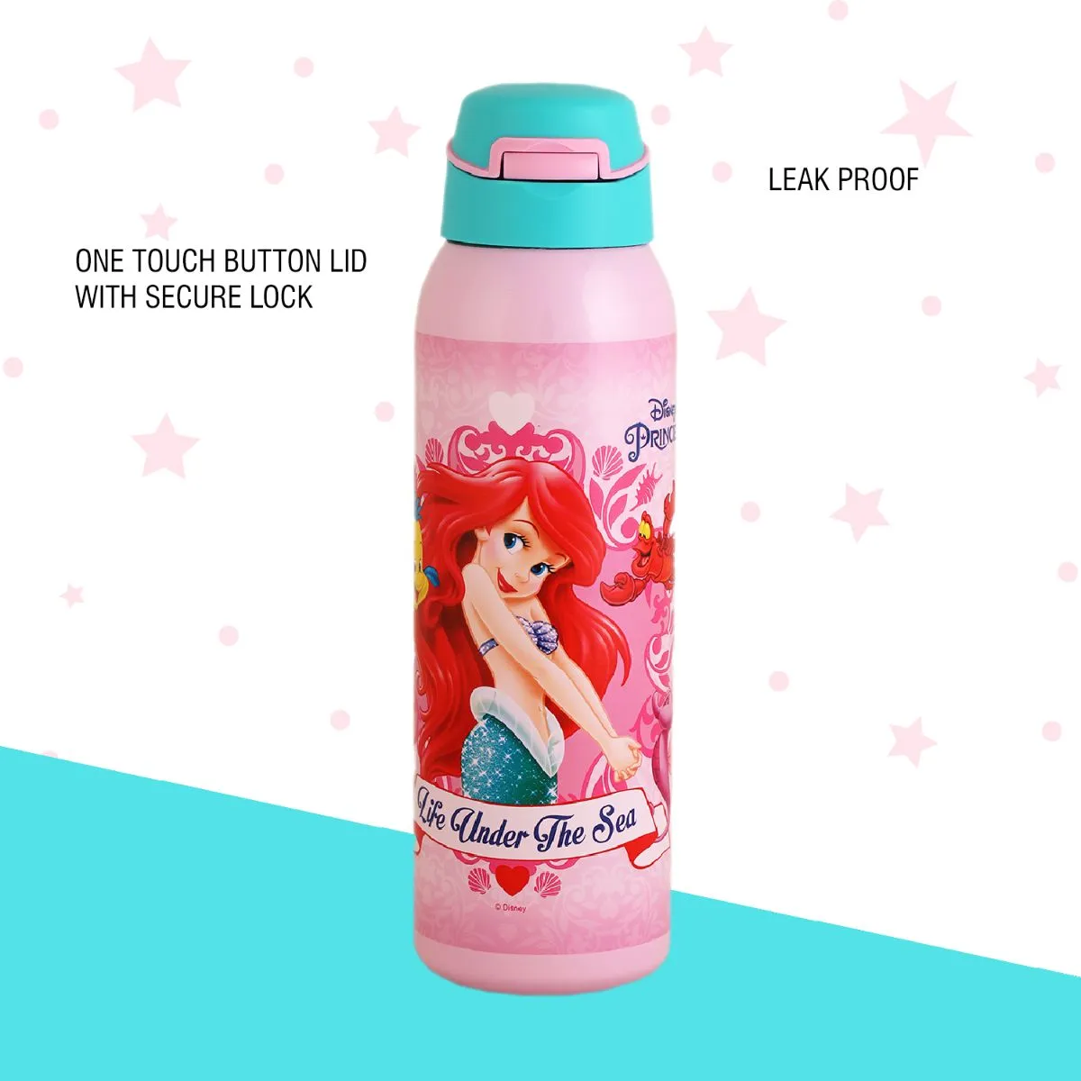 Gym-Star Toons Hot & Cold Stainless Steel Kids Water Bottle, 650ml