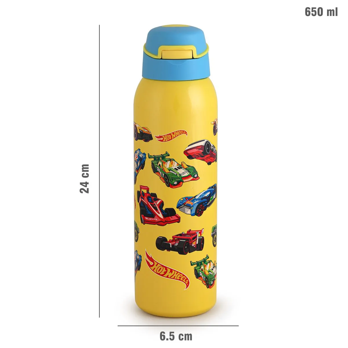 Gym-Star Toons Hot & Cold Stainless Steel Kids Water Bottle, 650ml