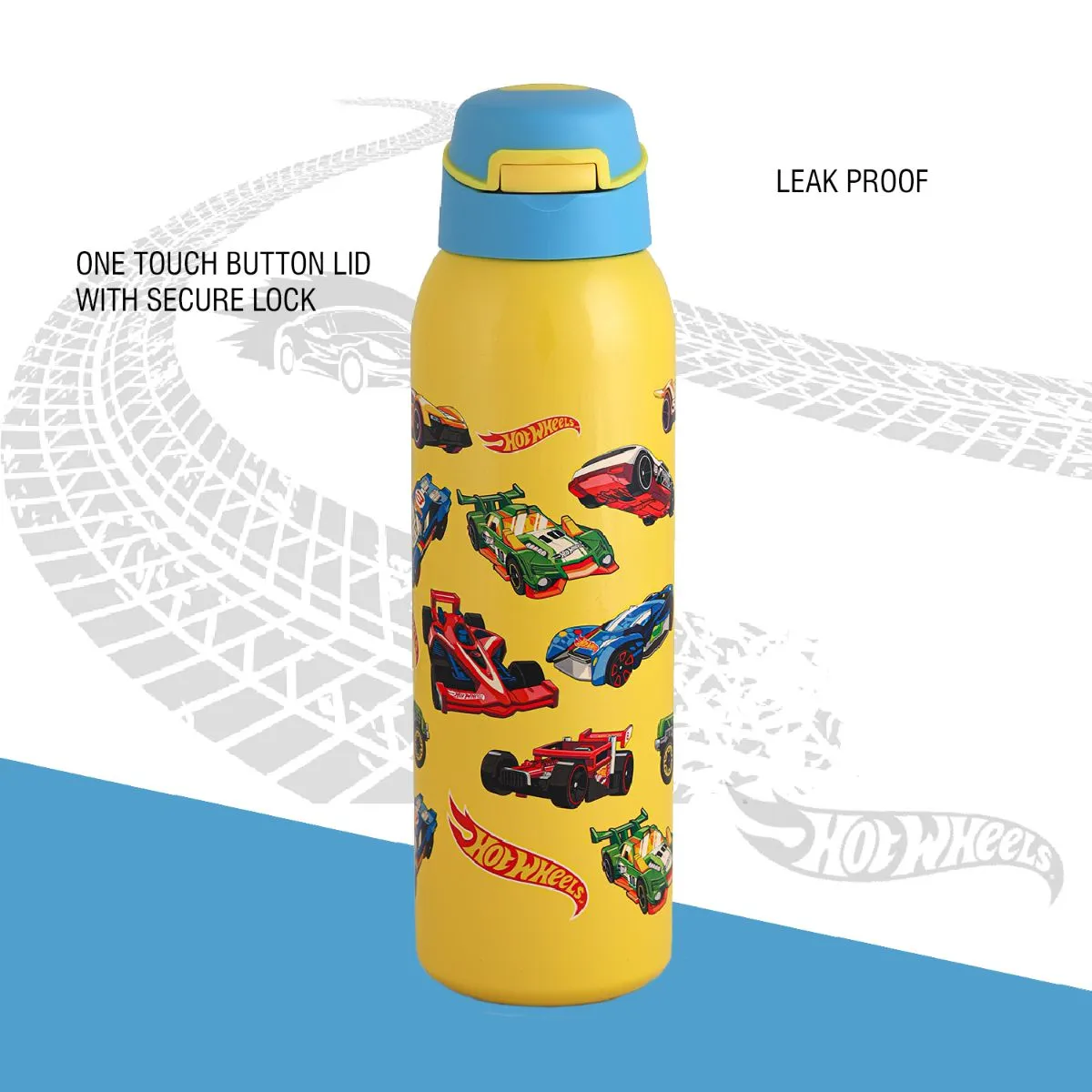 Gym-Star Toons Hot & Cold Stainless Steel Kids Water Bottle, 650ml