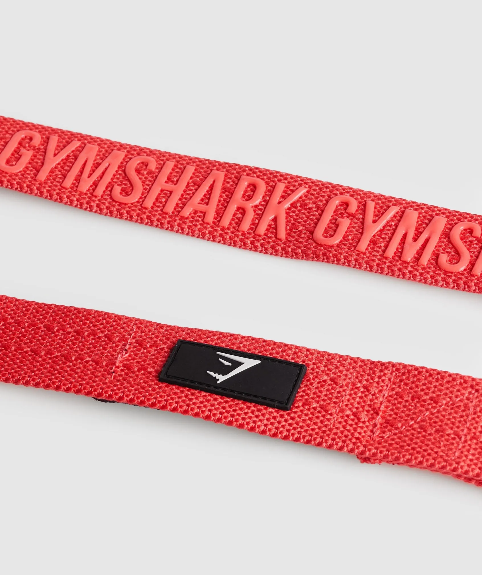 Gymshark Silicone Lifting Straps - Fly Coral