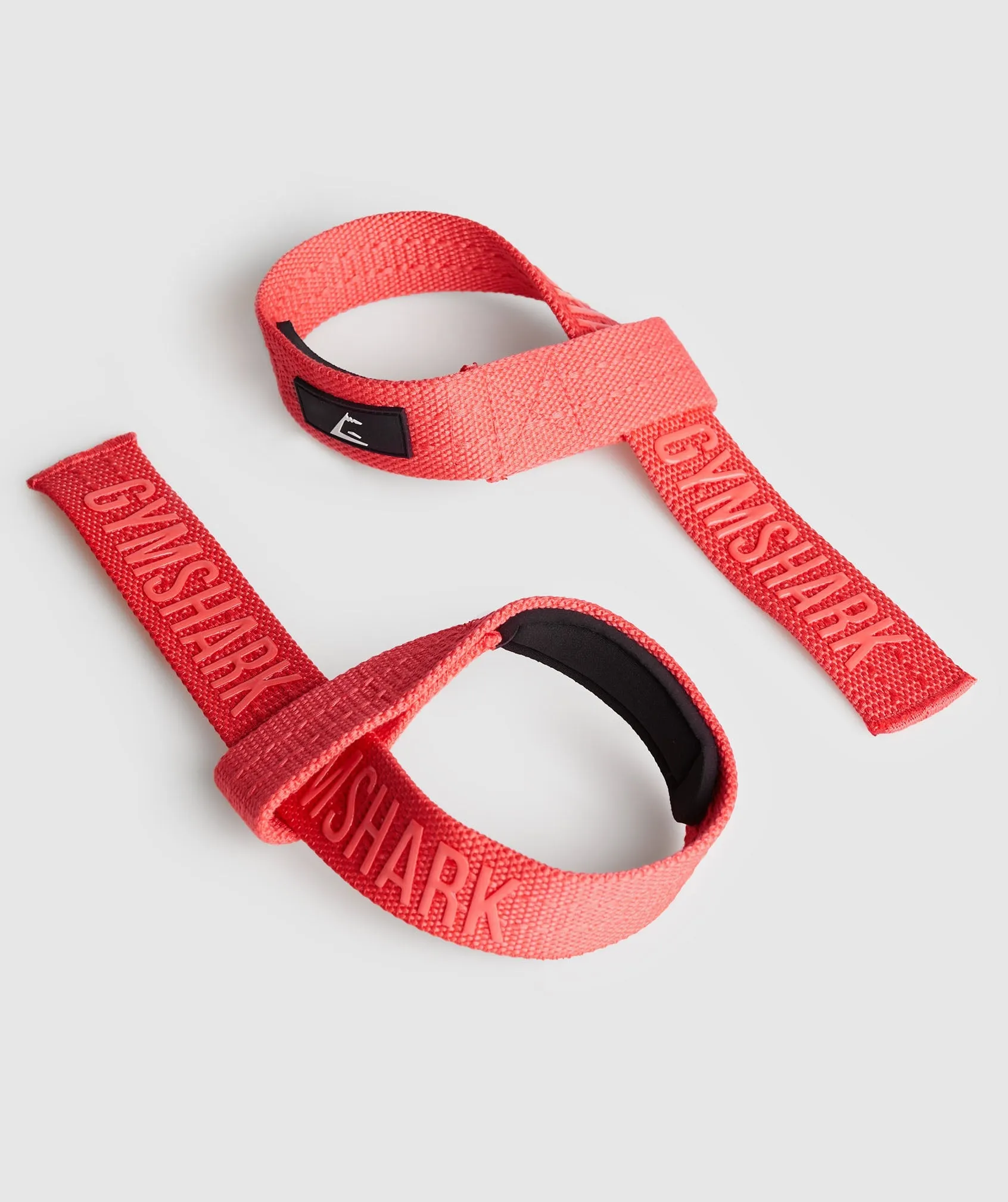 Gymshark Silicone Lifting Straps - Fly Coral