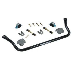 Hotchkis Sport Front Sway Bar - Bolt-On - 1.5 in Diameter - Greasable Polyurethane Bushings - Black Powder Coat - Mopar A-Body 1967-72