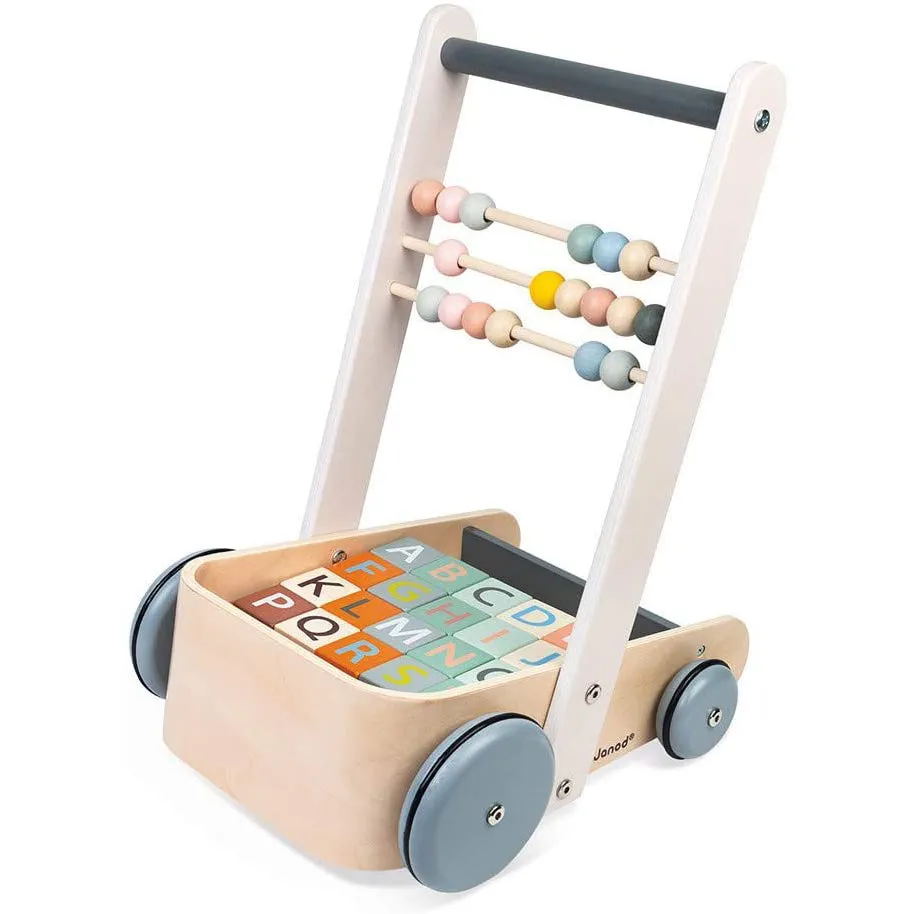 Janod Sweet Cocoon Cart with ABC