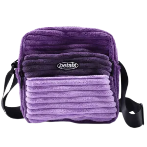 Jumbo Cords Shoulder Bag in Multi-Purple