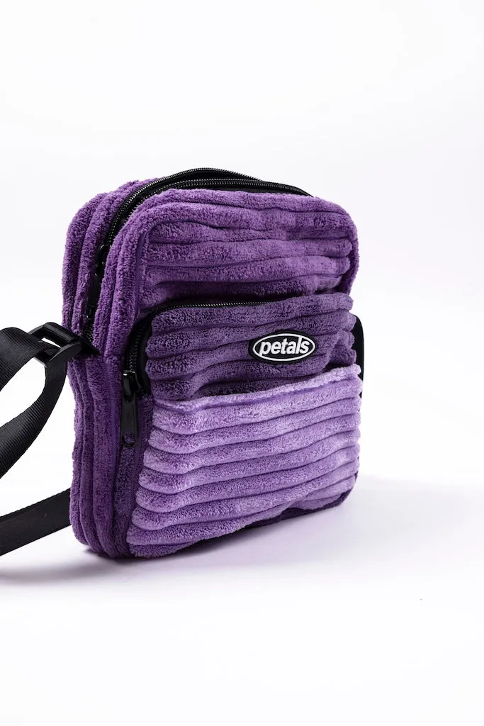 Jumbo Cords Shoulder Bag in Multi-Purple