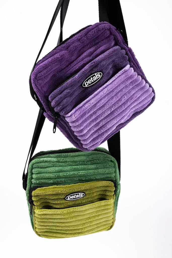 Jumbo Cords Shoulder Bag in Multi-Purple