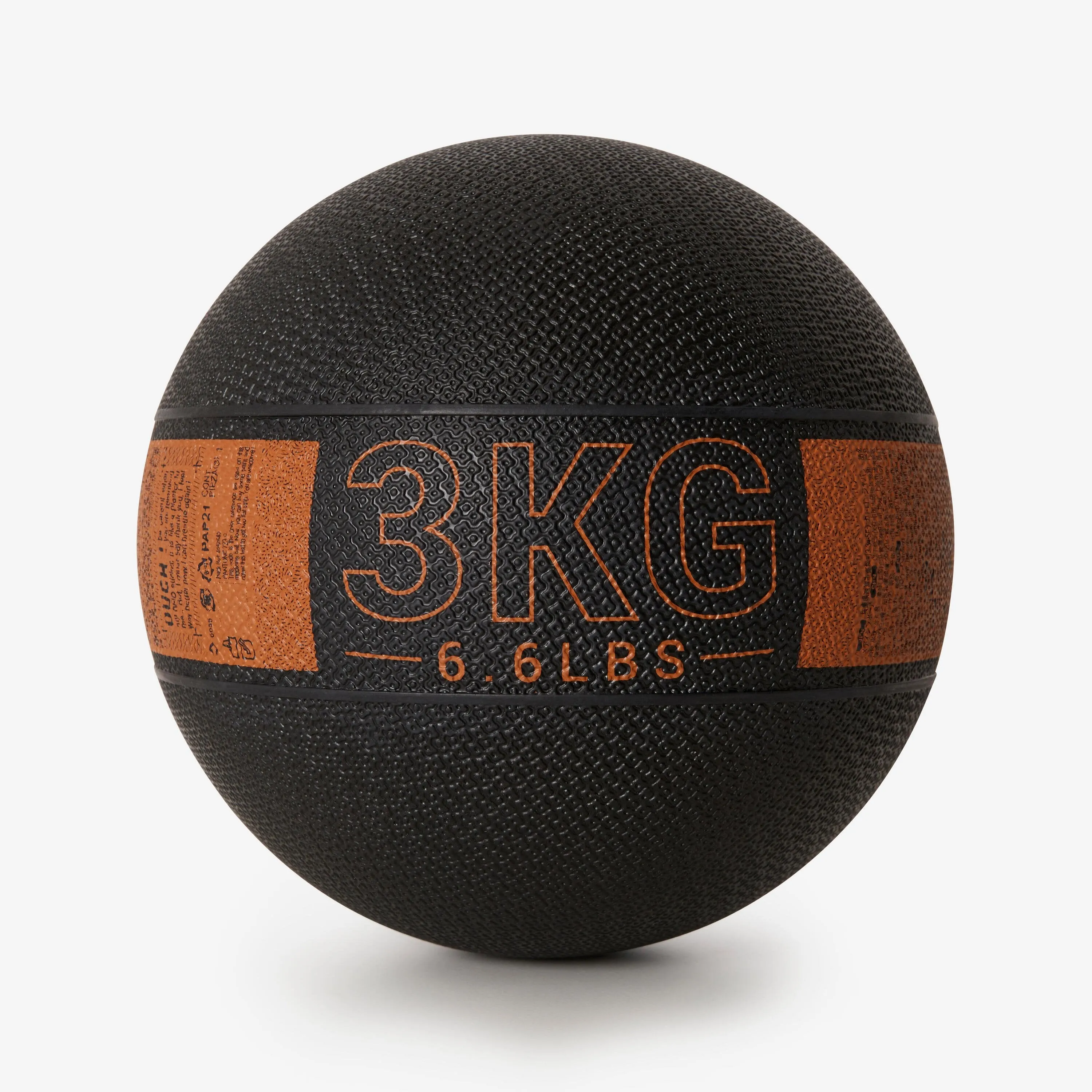 Medicine ball 3 kg black DOMYOS