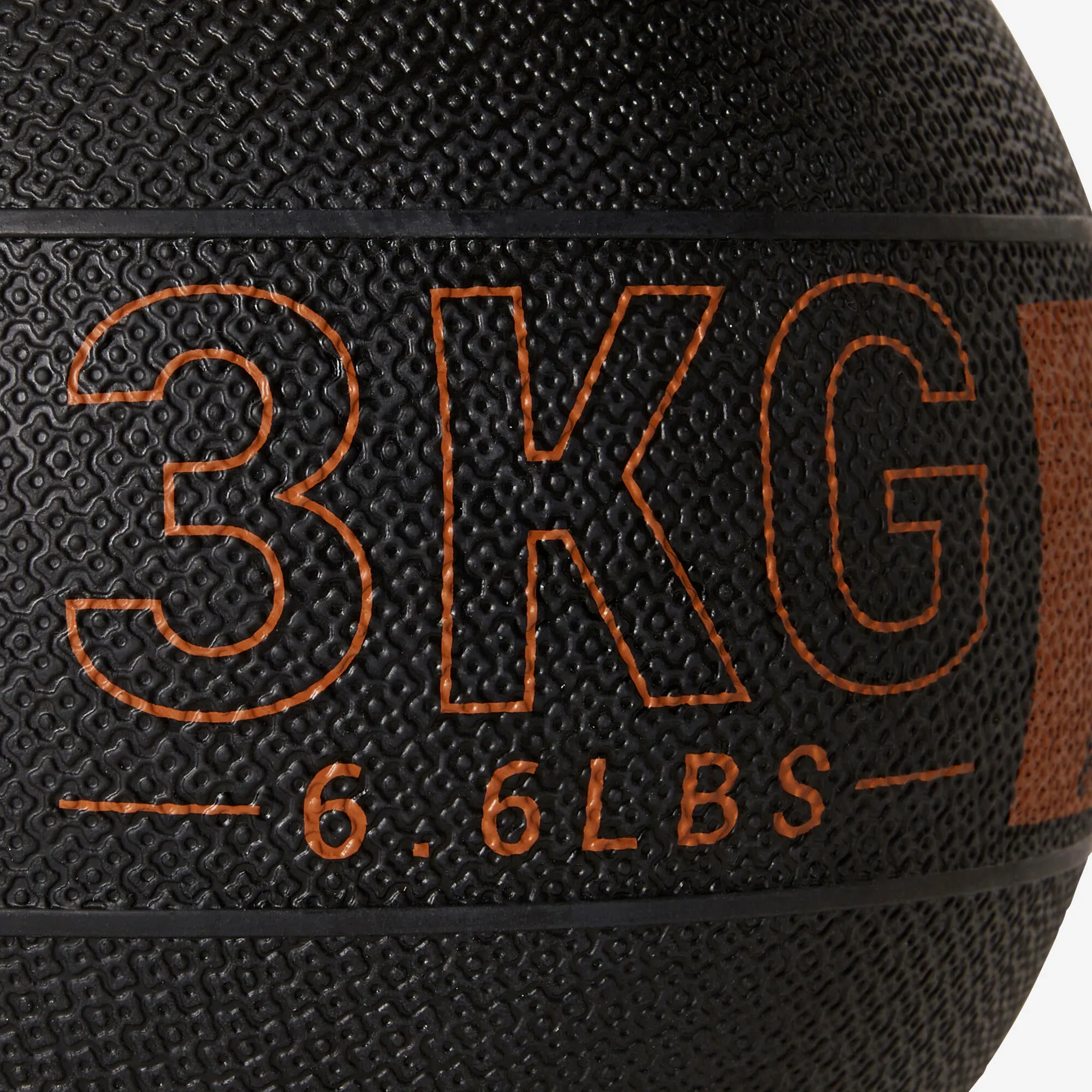 Medicine ball 3 kg black DOMYOS