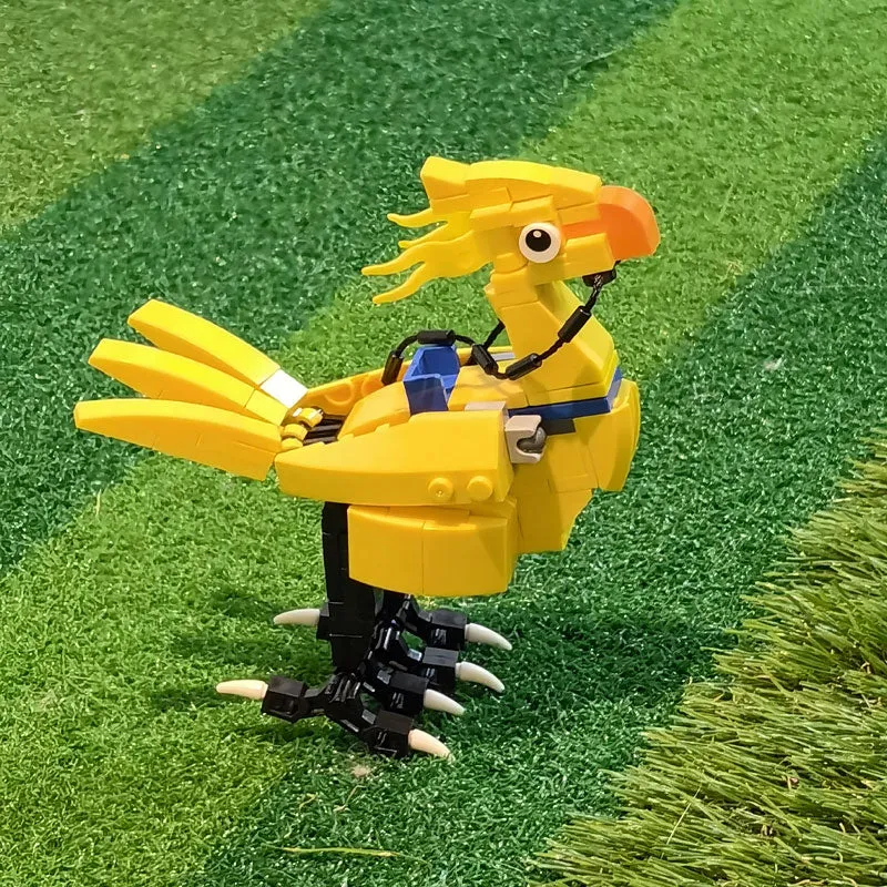 Moc Game Final Fantasied Animals Chocoboed Building Blocks Mascot Action Figure Kwehs Bricks Model Assembled Toys for Children