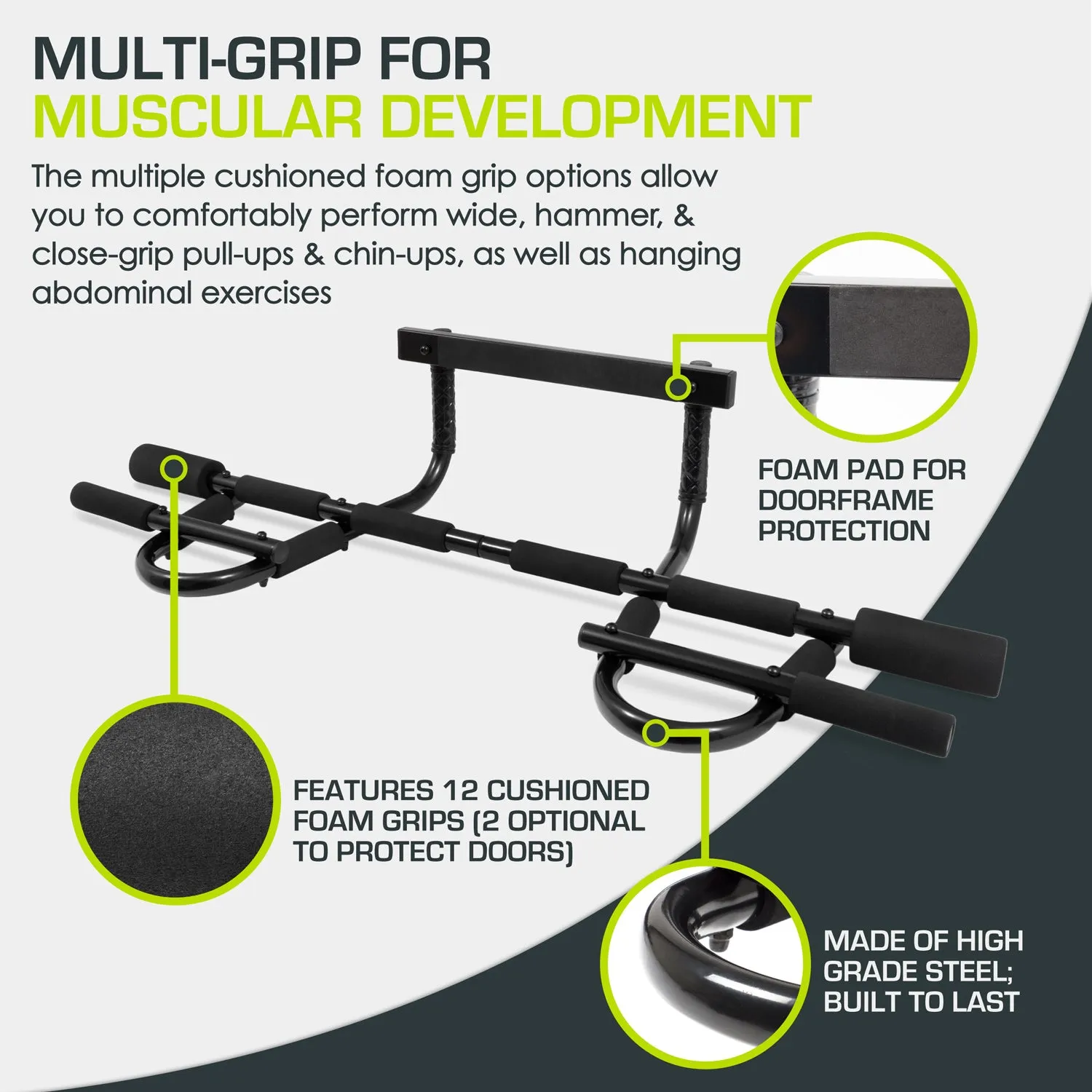 Multi-Grip Pull-Up Bar