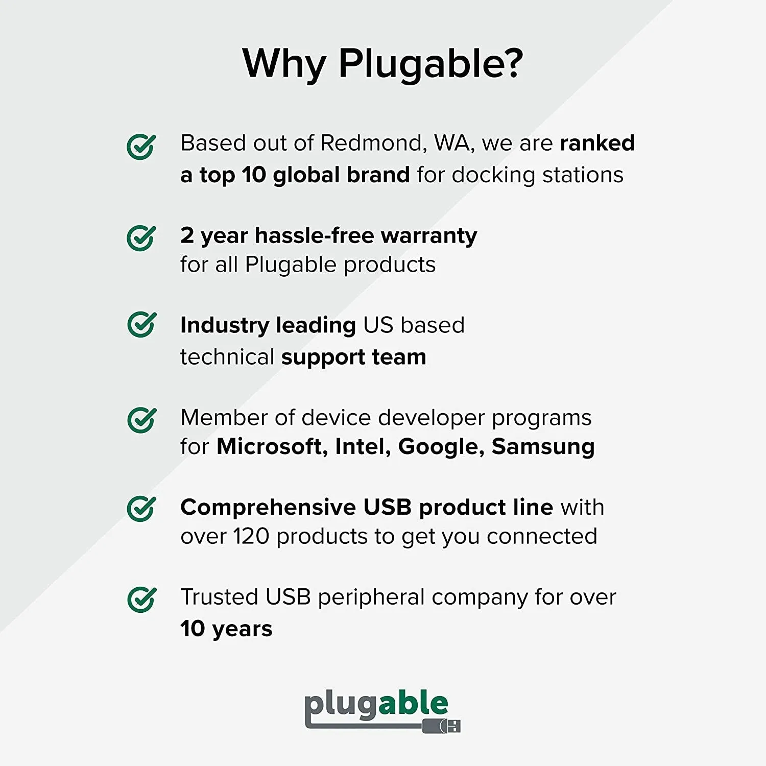 Plugable USB 3.0 Universal Laptop Docking Station Dual Monitor for Windows and Mac, USB 3.0 or USB-C, (Dual Video: HDMI and HDMI/DVI/VGA, Gigabit Ethernet, Audio, 6 USB Ports)