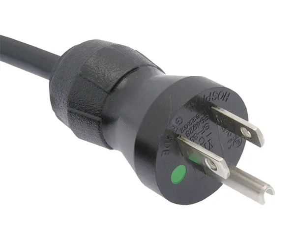 Power Cord, Hospital Grade, 5-15P to C13 SJT 18/3