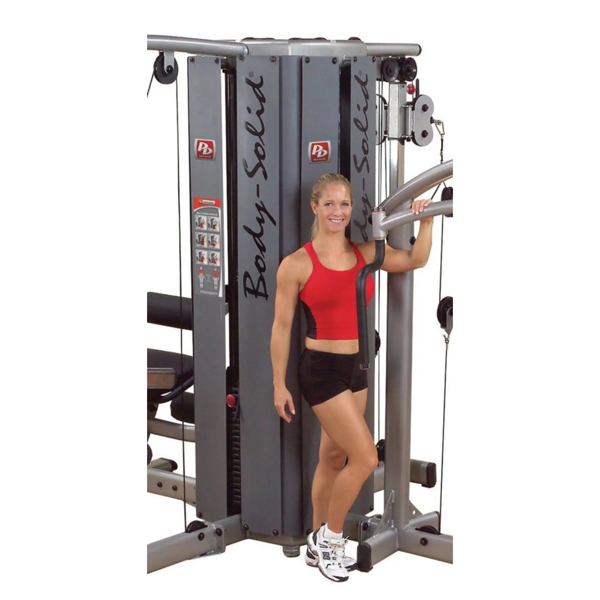 Pro Dual Modular Gym System DGYM System 4 Stack (No Stations)