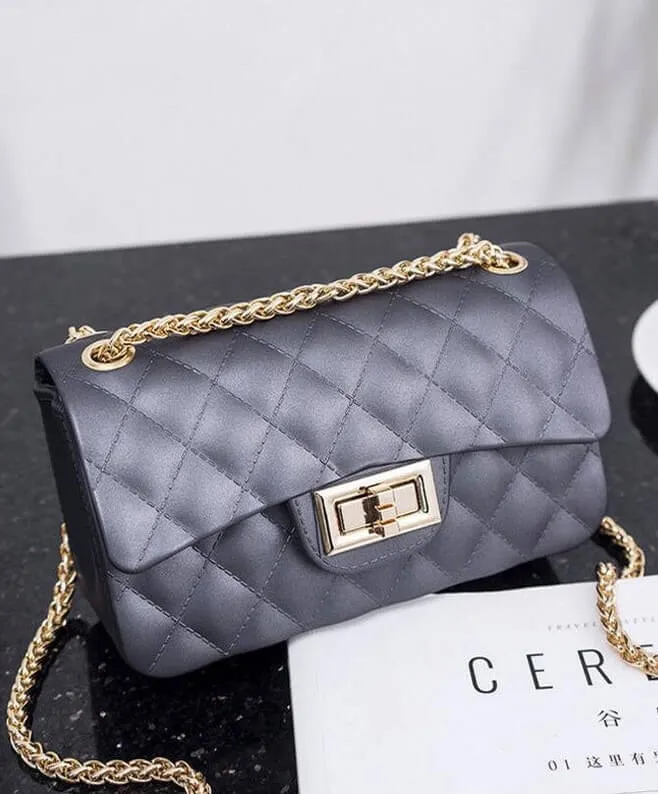 Quilted Matte Shoulder Bag