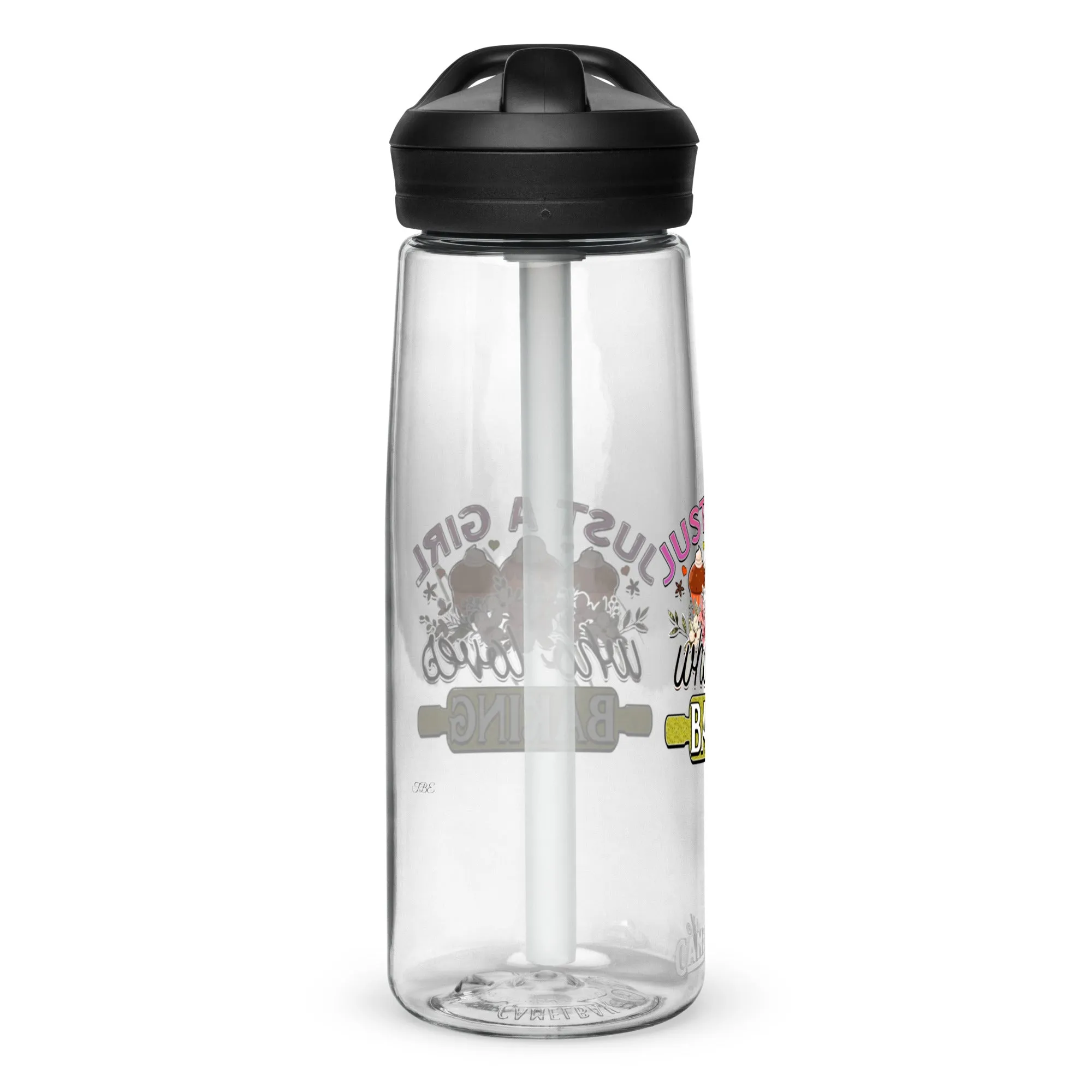 "Just A Girl Who Loves Baking" Sports water bottle