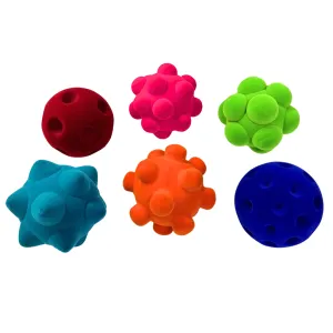 Rubbabu 6 Medium Sensory Ball Assortment