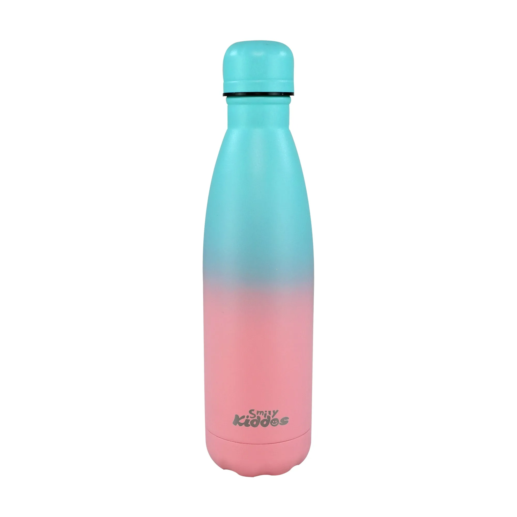 Smily Kiddos 500 ML  Stainless Steel Water Bottle  - Matte Teal Pink