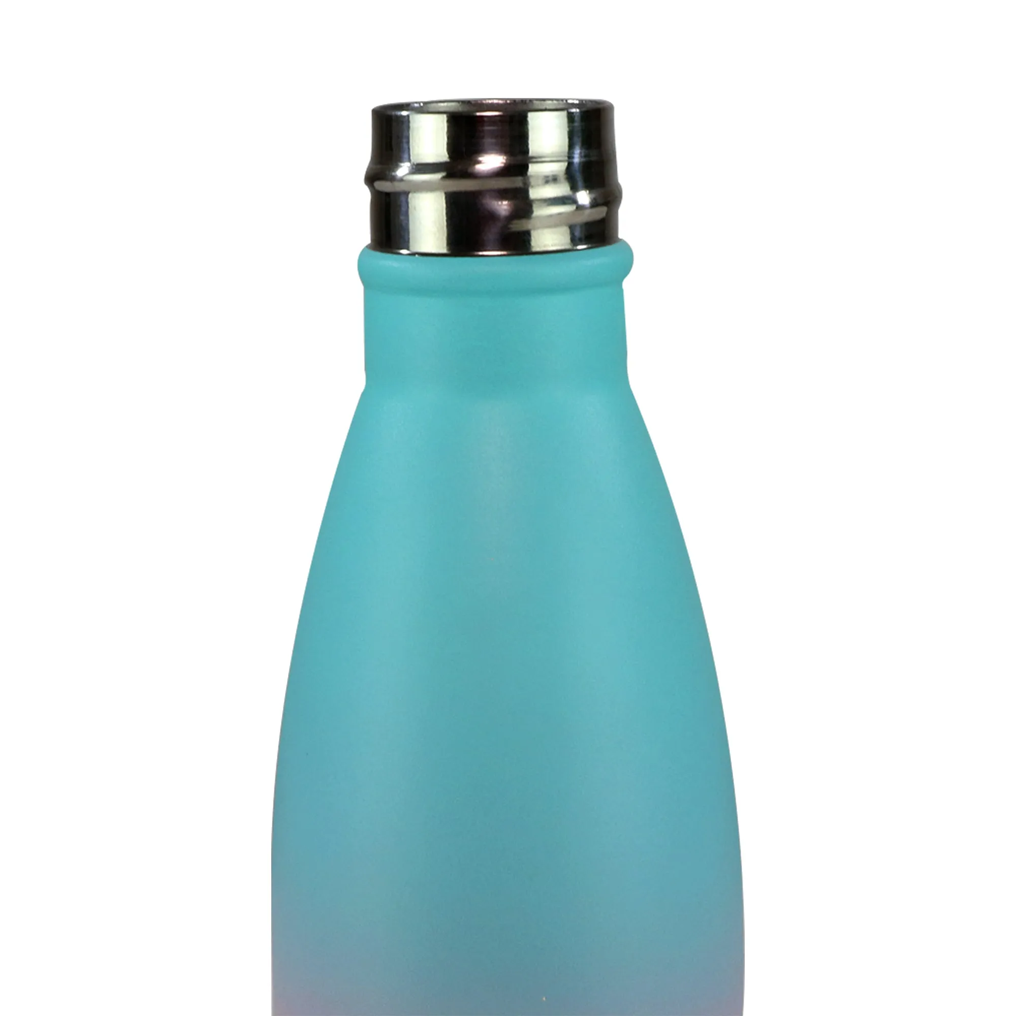 Smily Kiddos 500 ML  Stainless Steel Water Bottle  - Matte Teal Pink