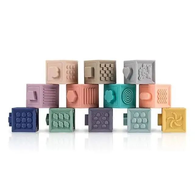 Soft Rubber Building Blocks