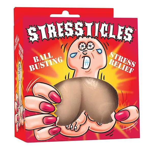 Spencer & Fleetwood - Stressticles Stress Relief Balls (Beige)