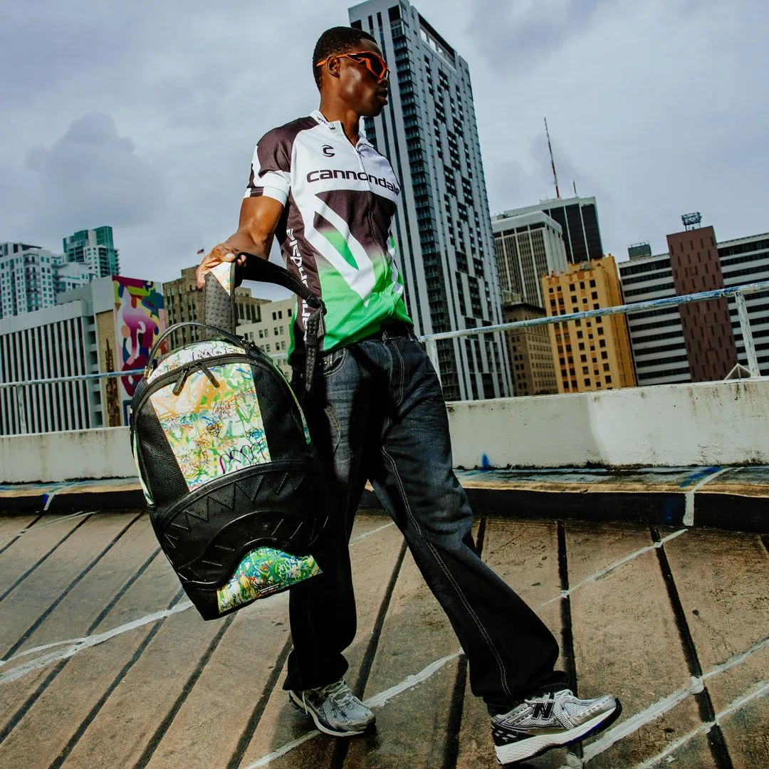 Sprayground New York to Buenos Aires Backpack - Black / Green