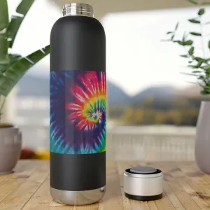 Tie Dye | Soundwave Copper Vacuum Audio Bottle 22oz